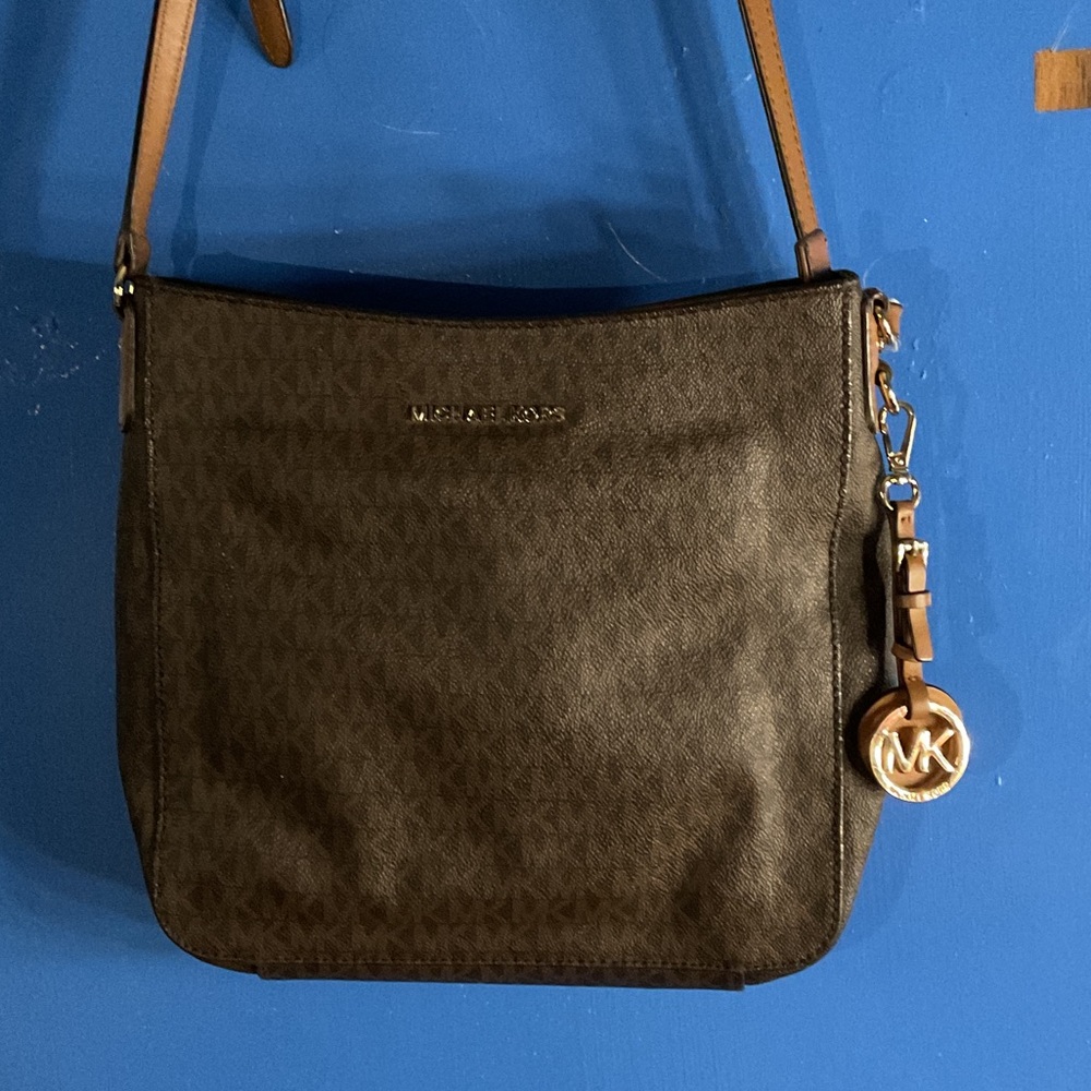 Michael Kors Dark Brown Crossbody Bag
